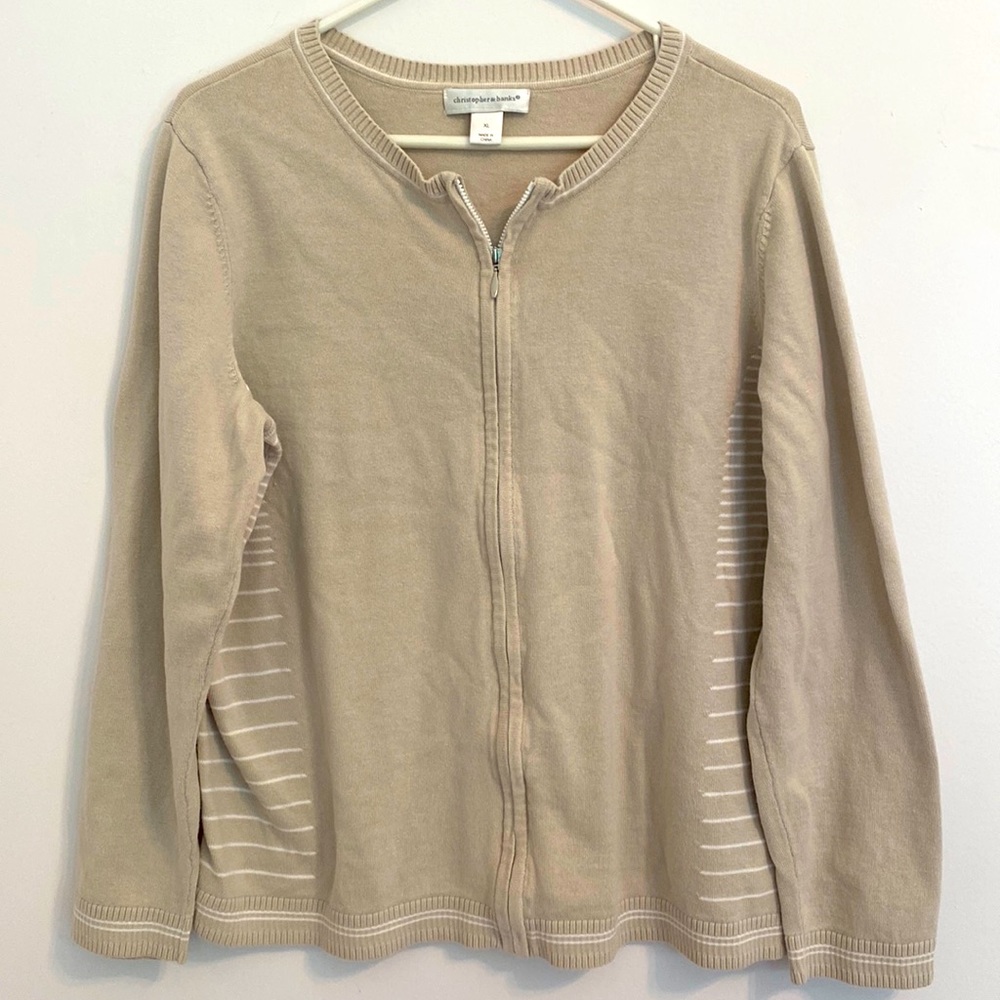 Women’s Zip Up Sweater - Christopher & Banks